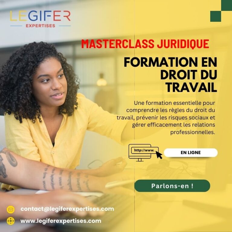 formations et expertise juridique